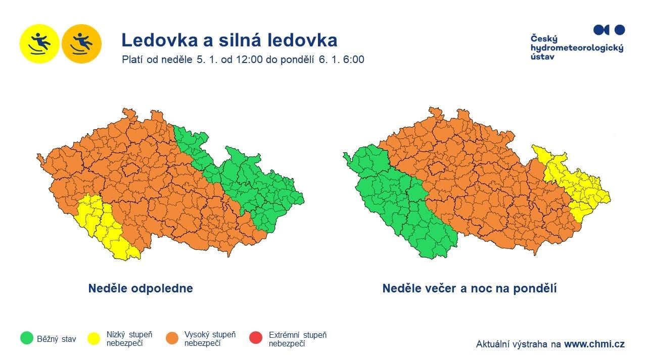 Na Česko se žene silná ledovka.