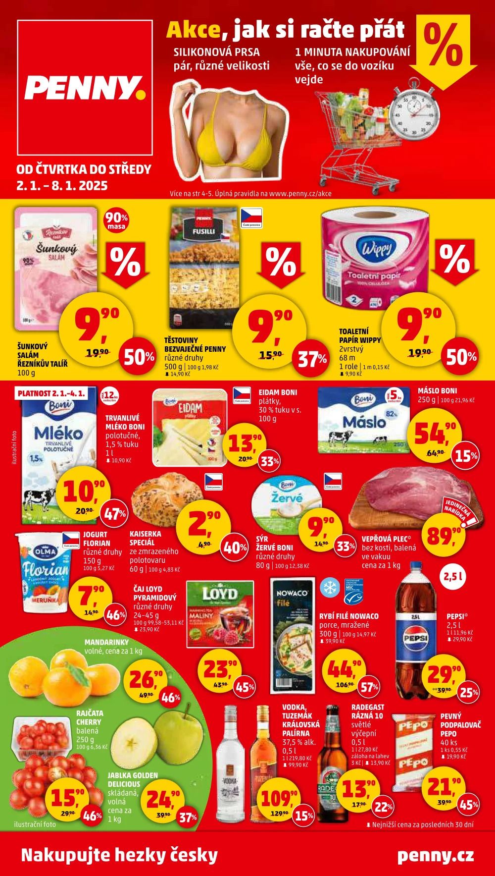 Nový leták slibuje velké akce.