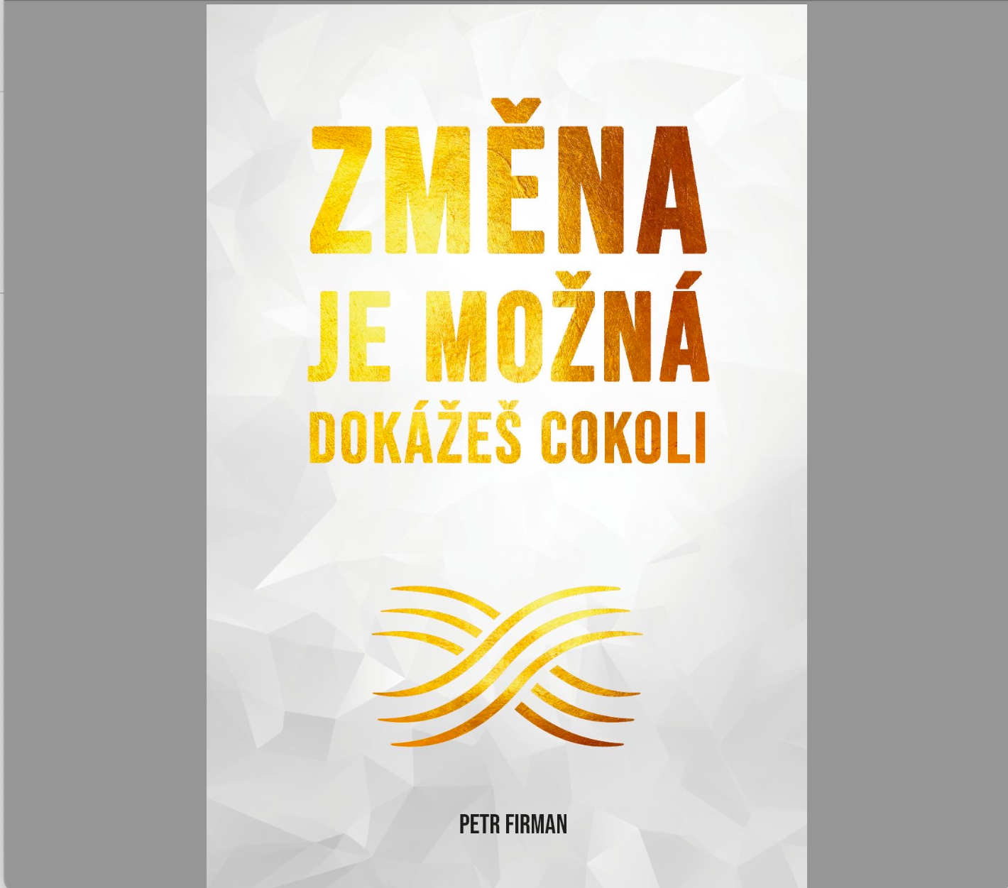 Kniha Změna je možná, dokážeš cokoli.