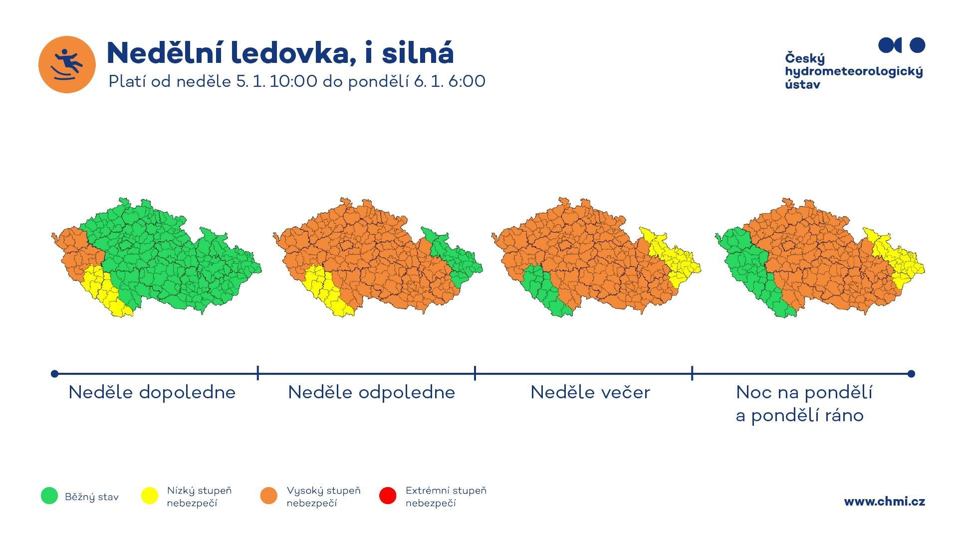 Na Česko se žene silná ledovka.