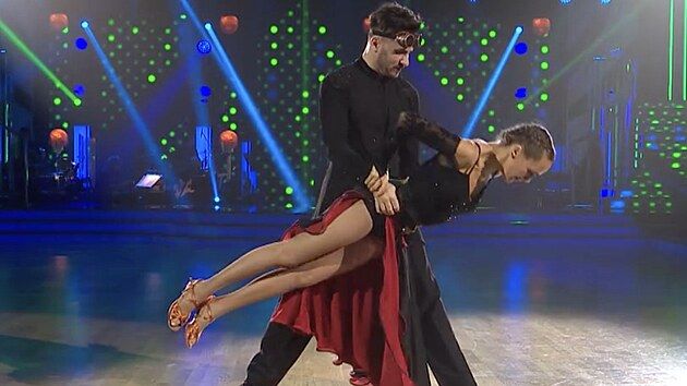 Lucie Vondráčková předvedla nejlepší tance večera.