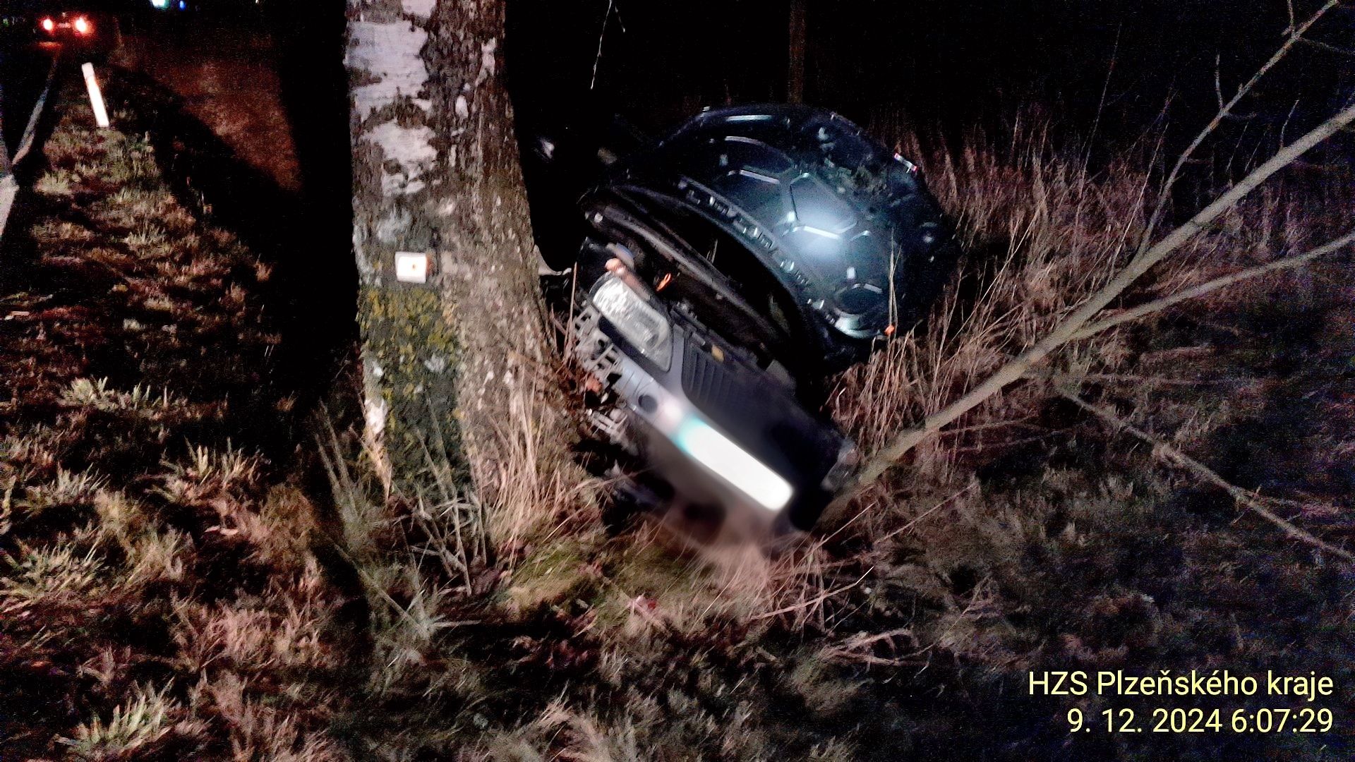 Dopravní nehoda u Rozvadova.