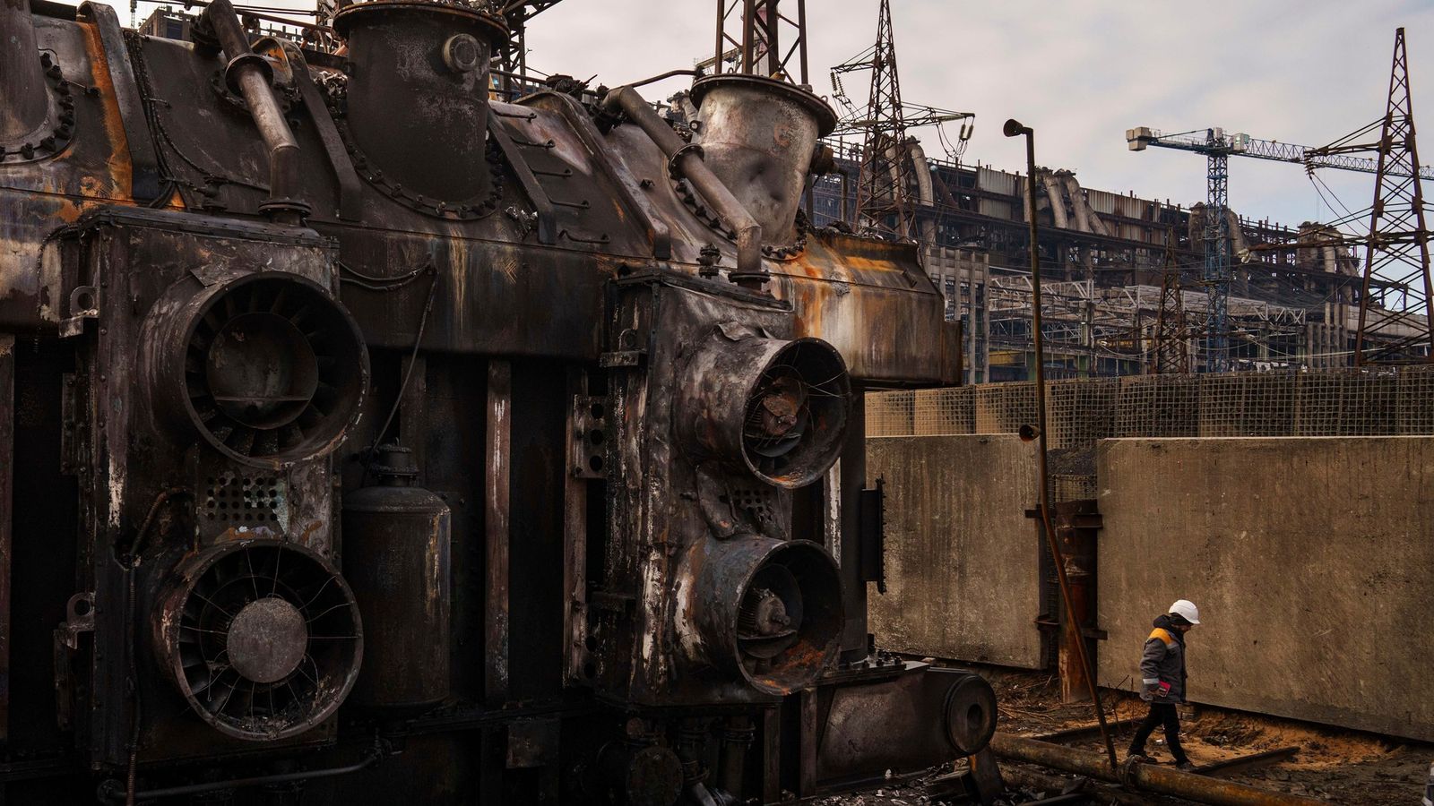 Noční nálety na ukrajinskou infrastrukturu.