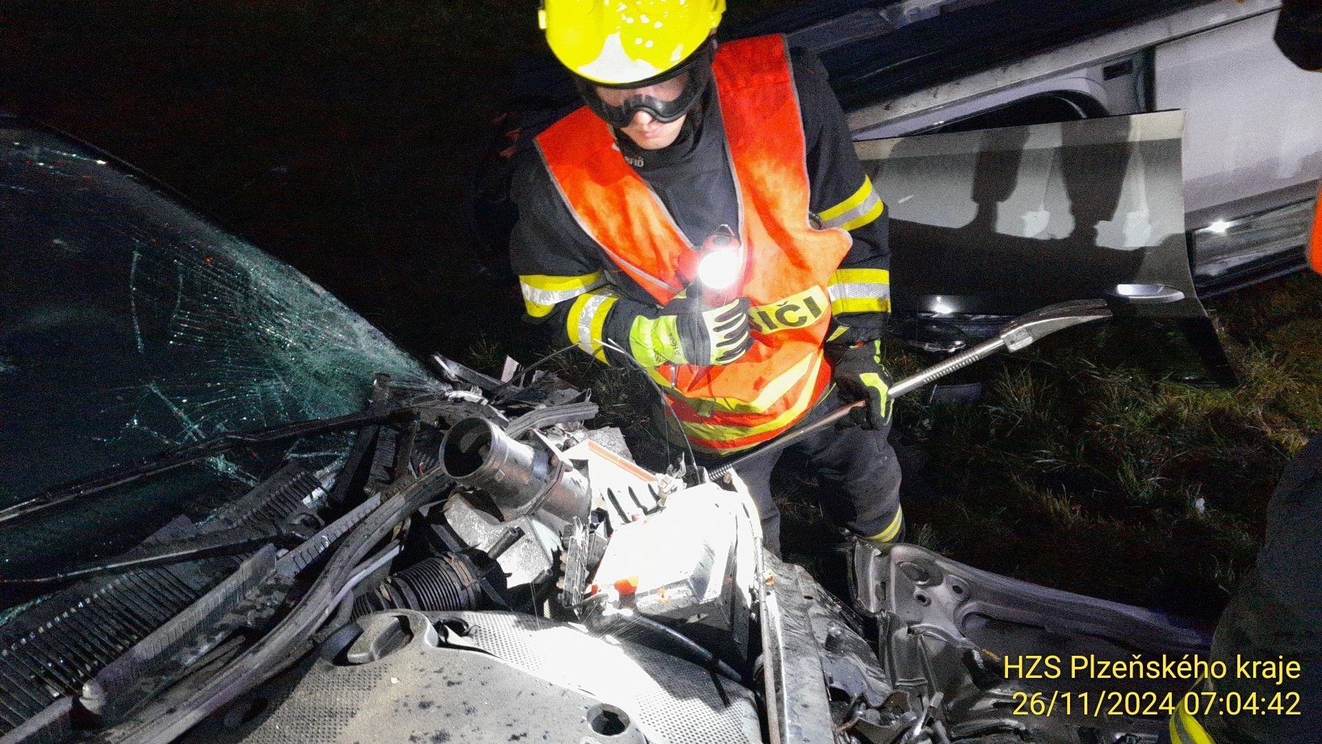 Nehoda na Plzeňsku.