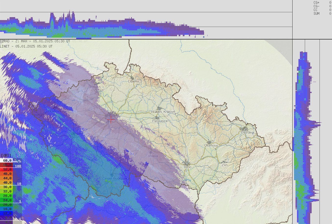 Kdo nemusí, neměl by chodit kvůli ledovce ven. 