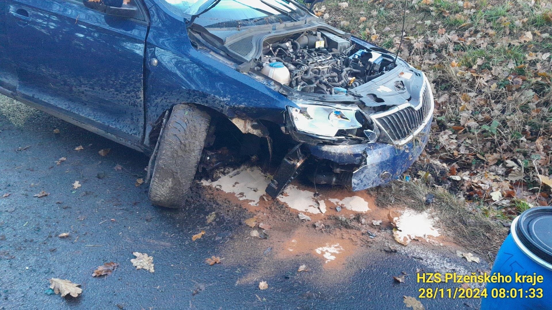 Řidička přecenila své síly.