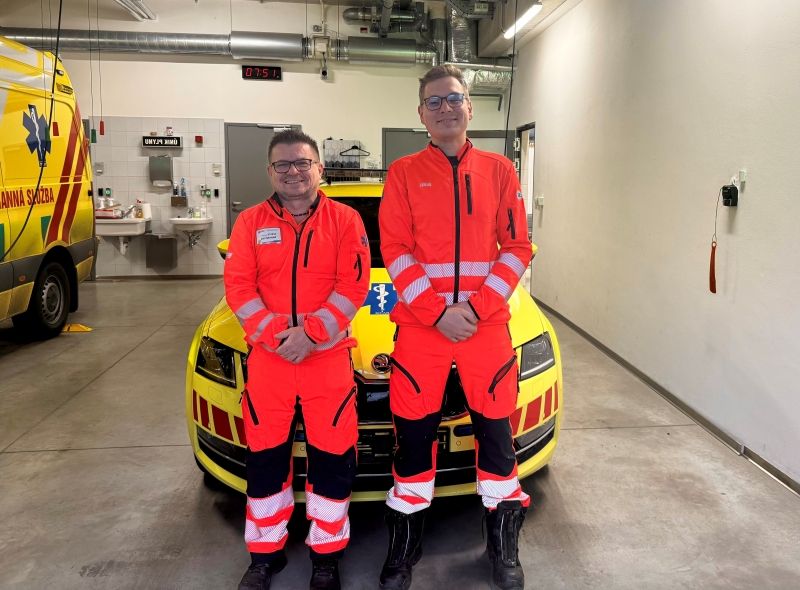 Dokonalá souhra záchranářů zachránila další život