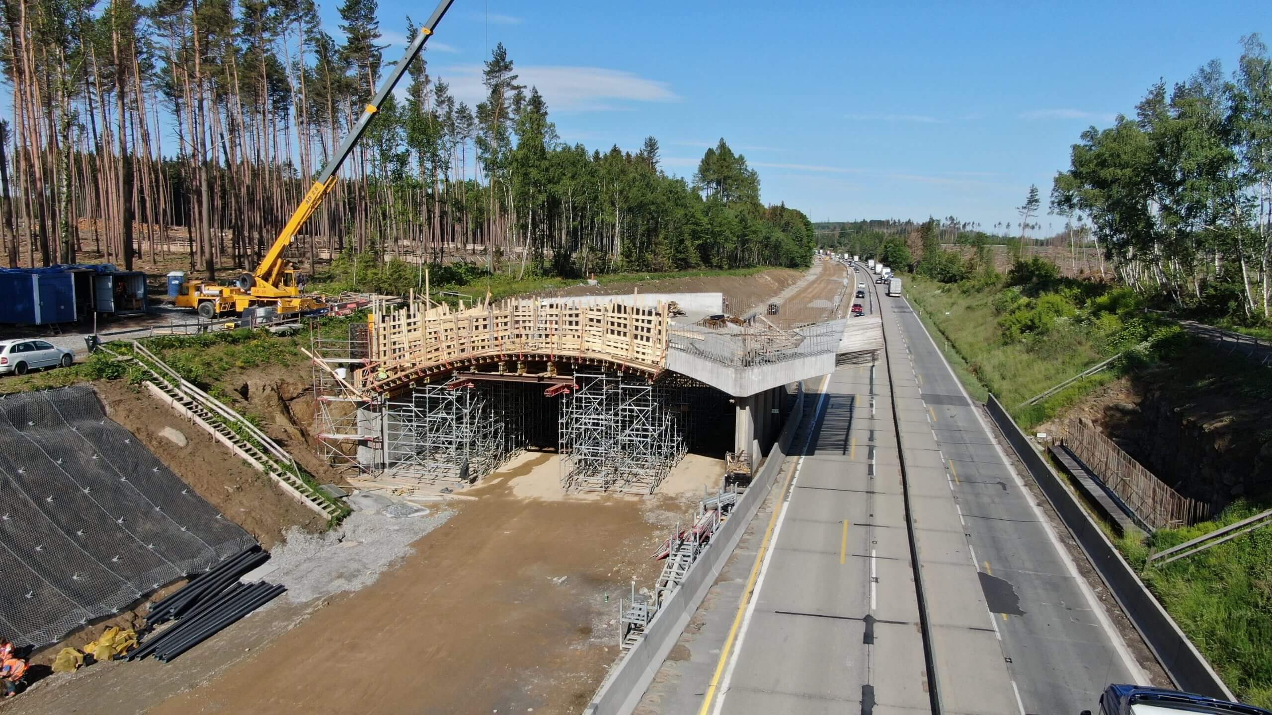 Stavební práce na D1