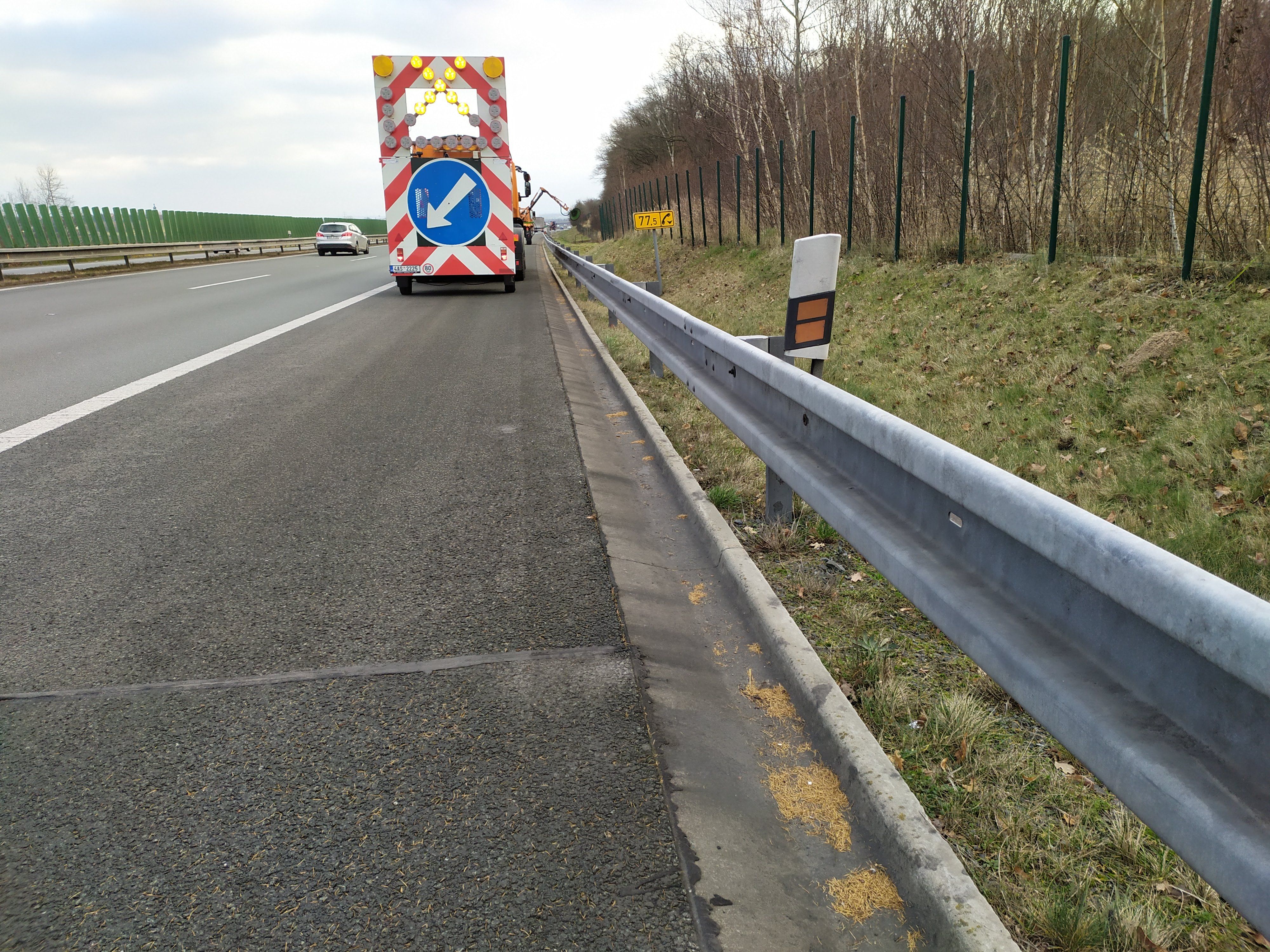 Část dálnice D7 se bude rozšiřovat.