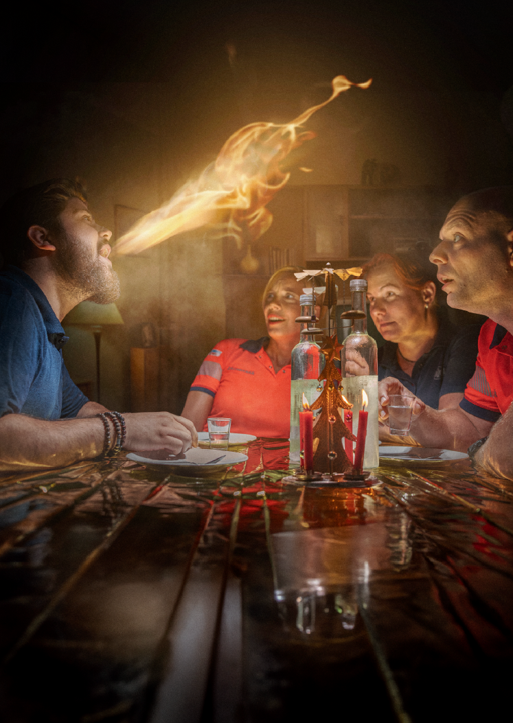 Záchranáři se ukázali v neobvyklé roli.