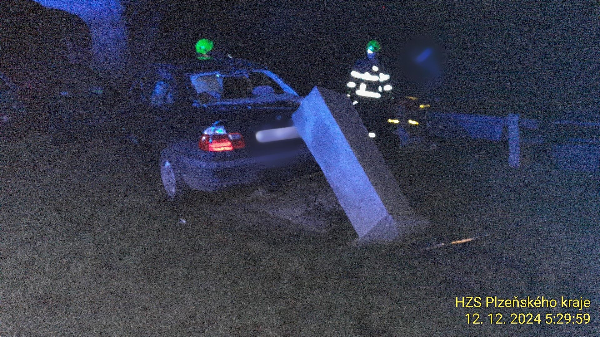 Ranní nehoda u Staňkova.