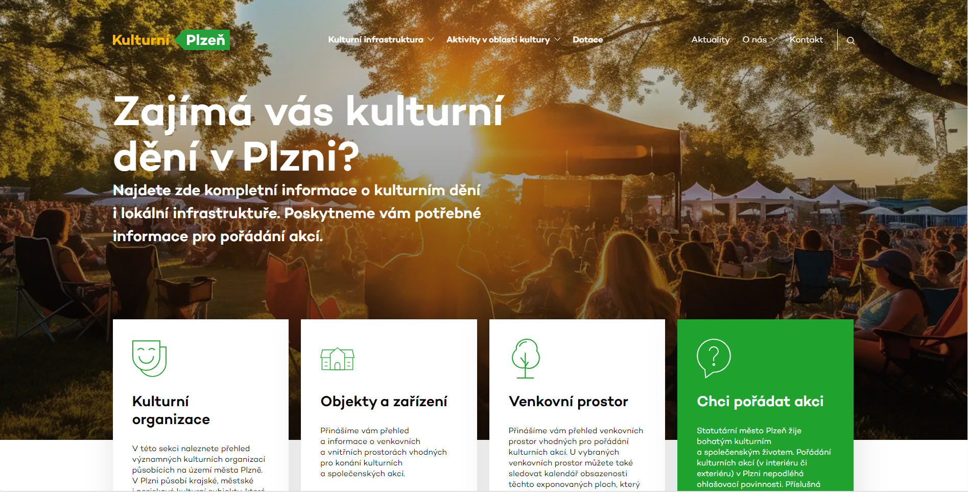 Kulturní web města Plzně.