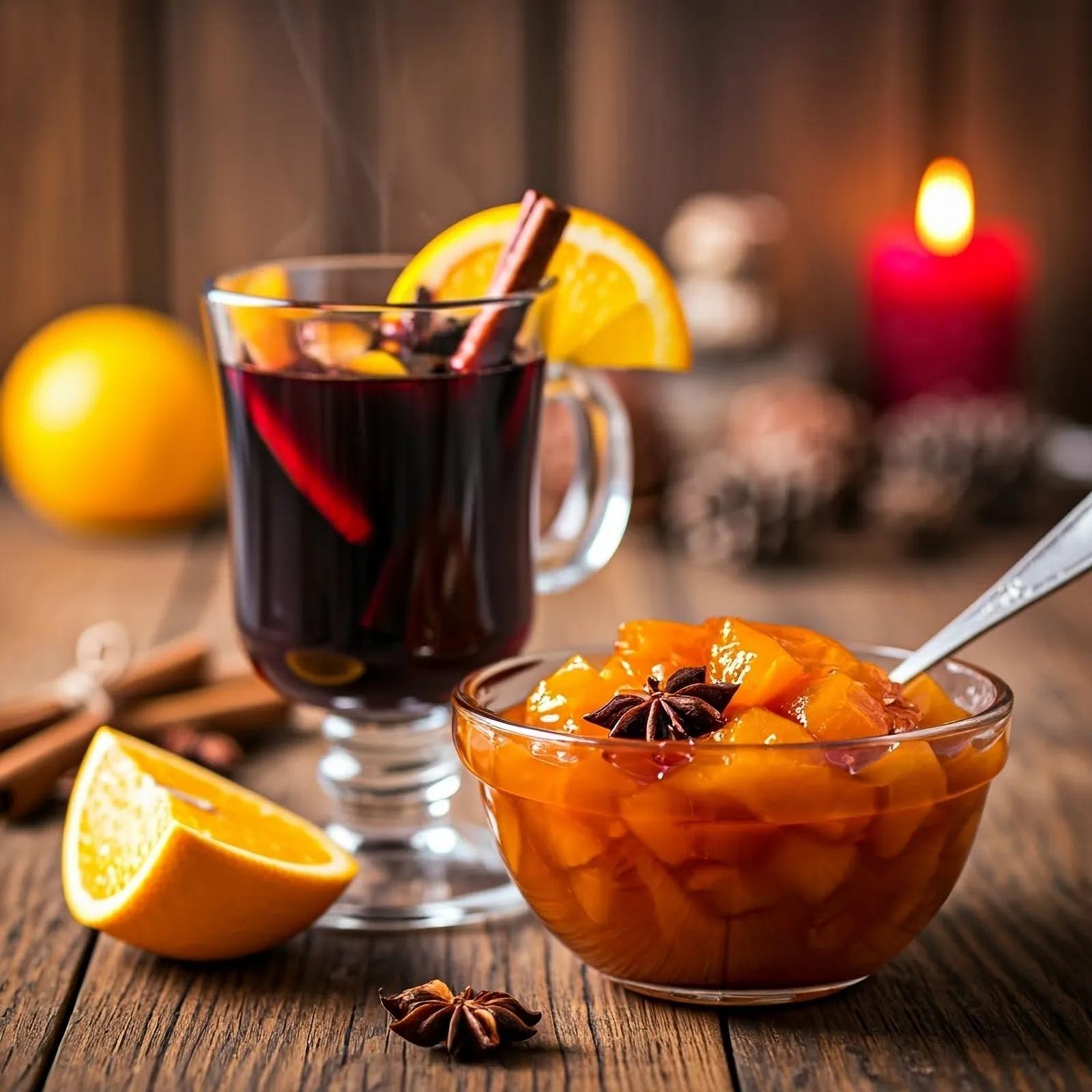 Kompot vánoční tabule grog