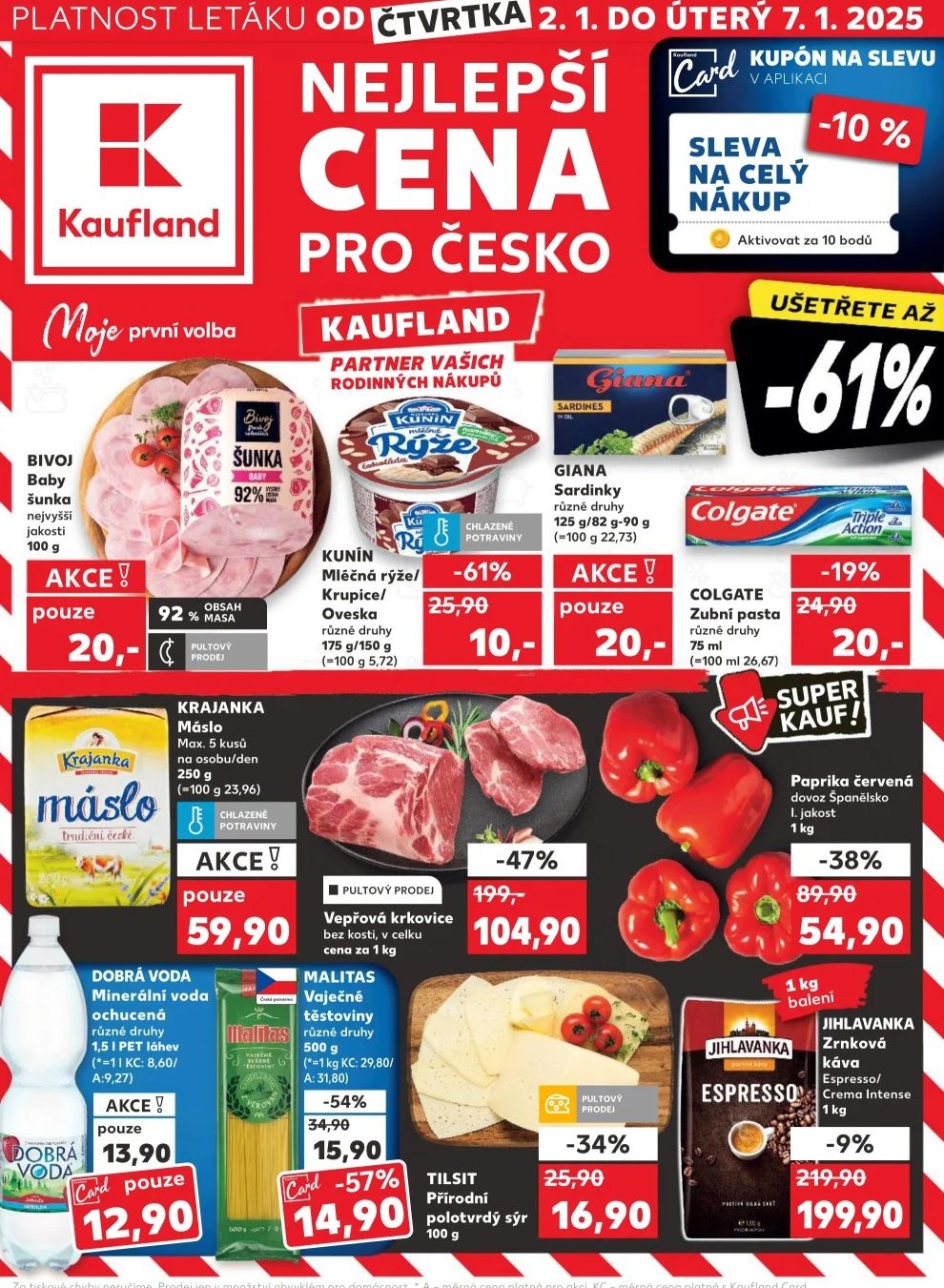 Akční leták startuje už 2.ledna.