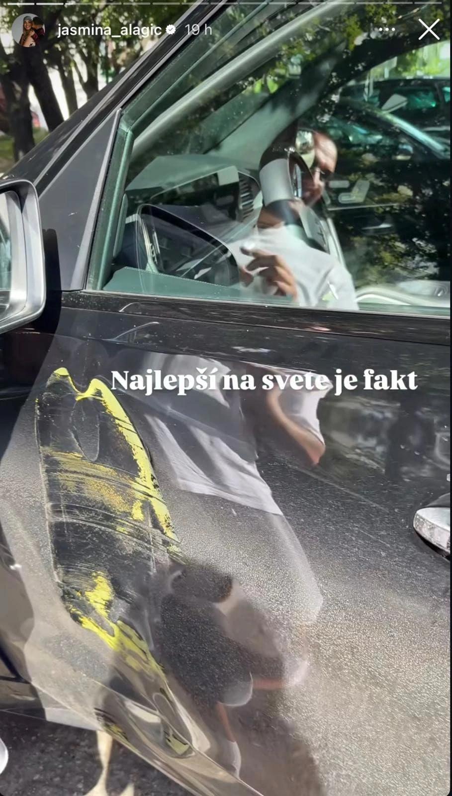 Nehoda za miliony: Jasmina Alagič rozmlátila své auto! Co na to řekl Rytmus?