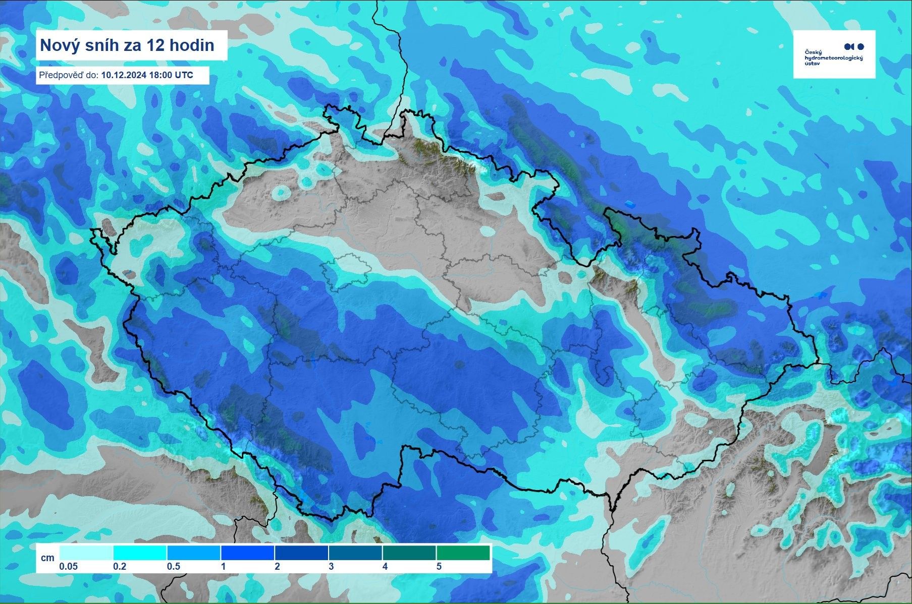 Do Česka míří sněhová nadílka.